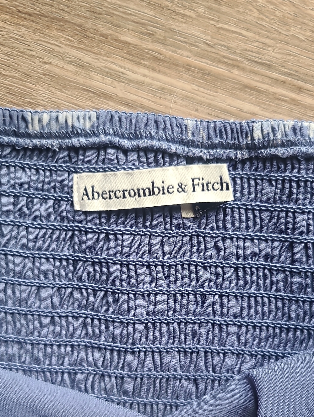 Abercrombie & Fitch Emerson Angel Sleeve Mini Dress Blue Floral Chiffon Size Sm - Picture 8 of 12